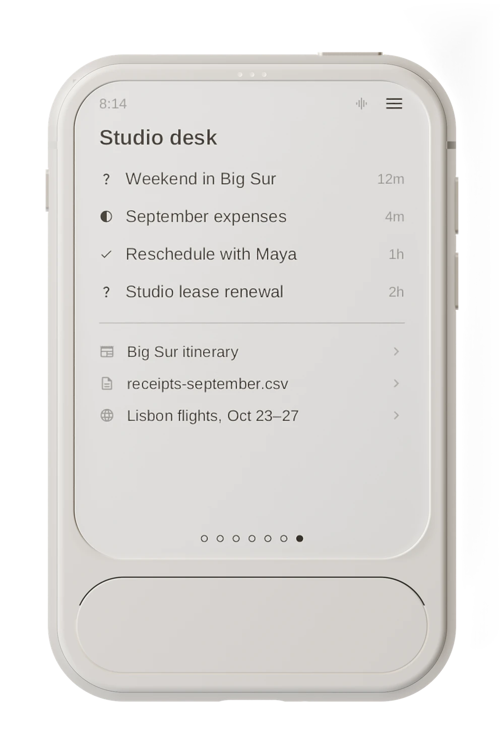 Envoy 1 listing everything running on your desk